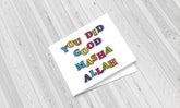 Wenskaart Felicitatie - You did Good Multicolor